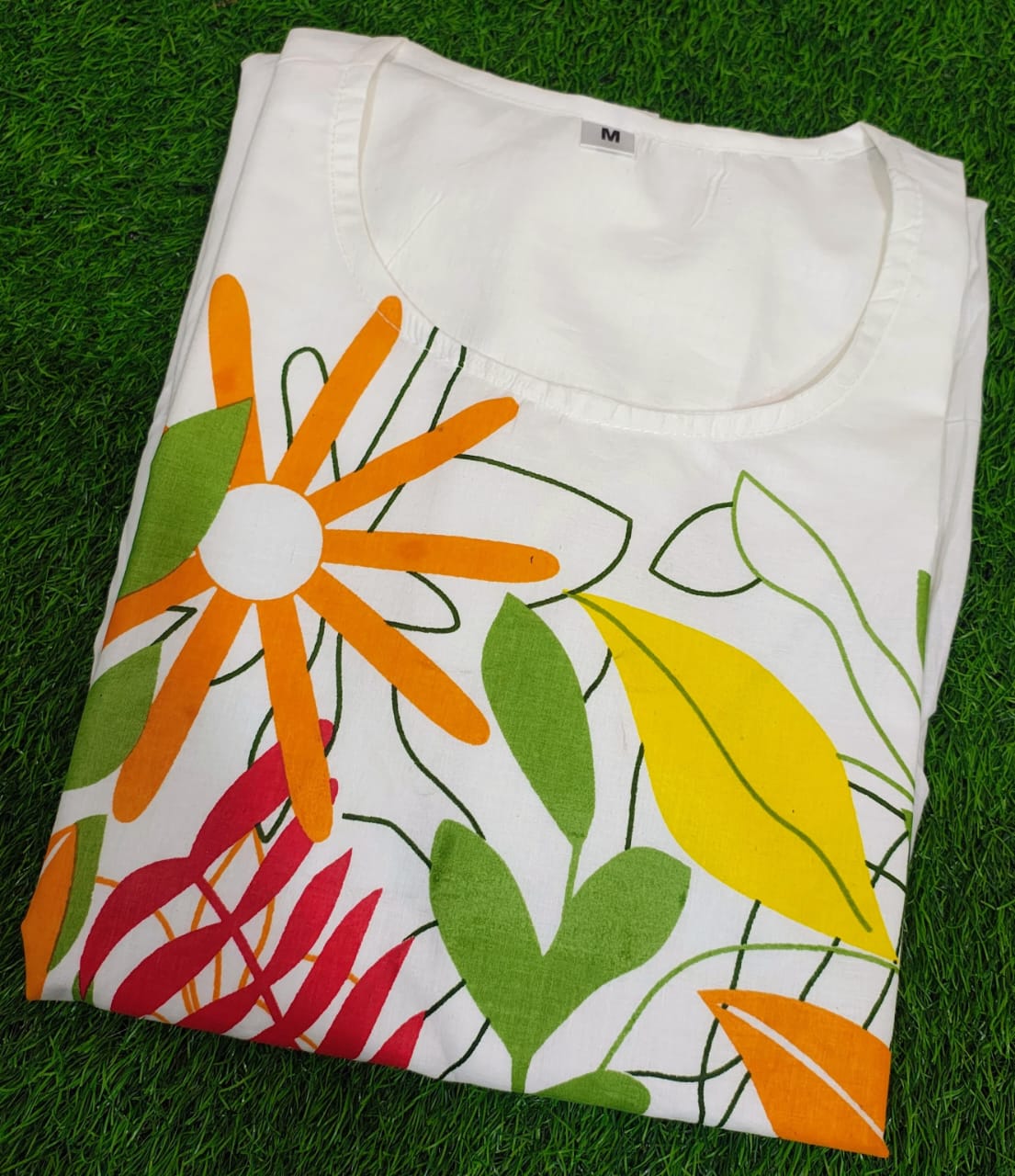 Sunny Whimsy: The Tropical Bloom Midi Dress