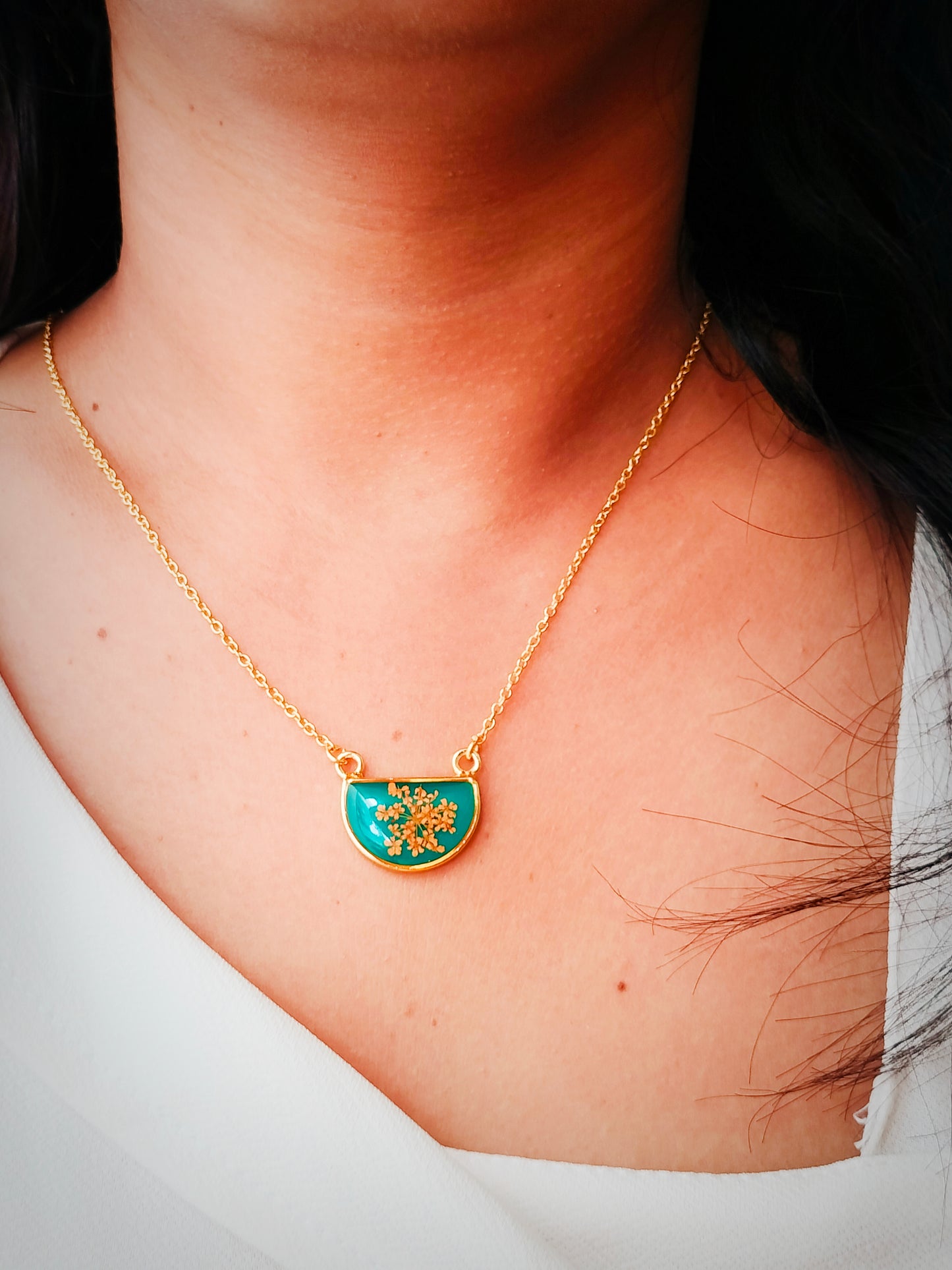 Rare Find: Unique Handcrafted Earrings with Real Flower Petals